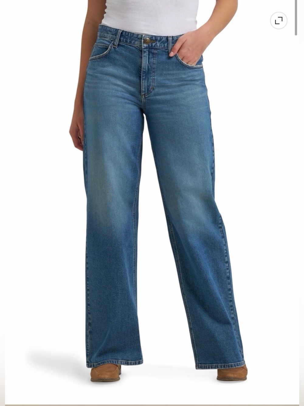 Lee Women’s Heritage High Rise Straight Leg Denim Jeans Size 4